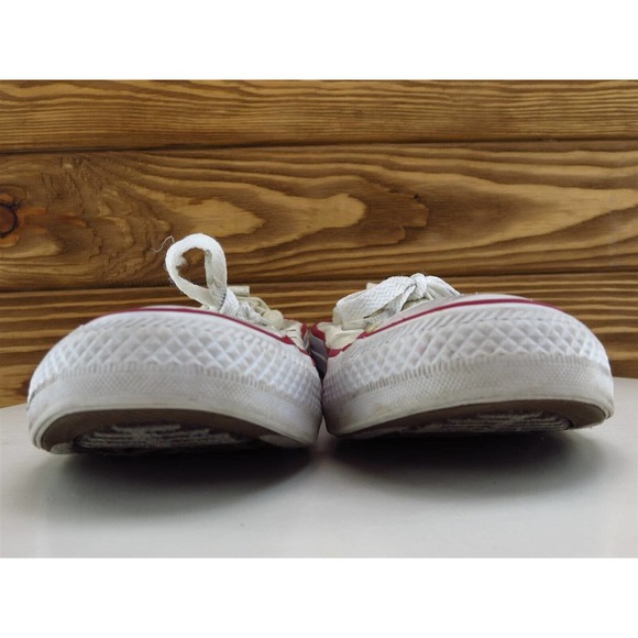 Converse Size 5.5 Sneaker Beige Fabric Medium All Star Lace Up Women - Picture 2 of 11
